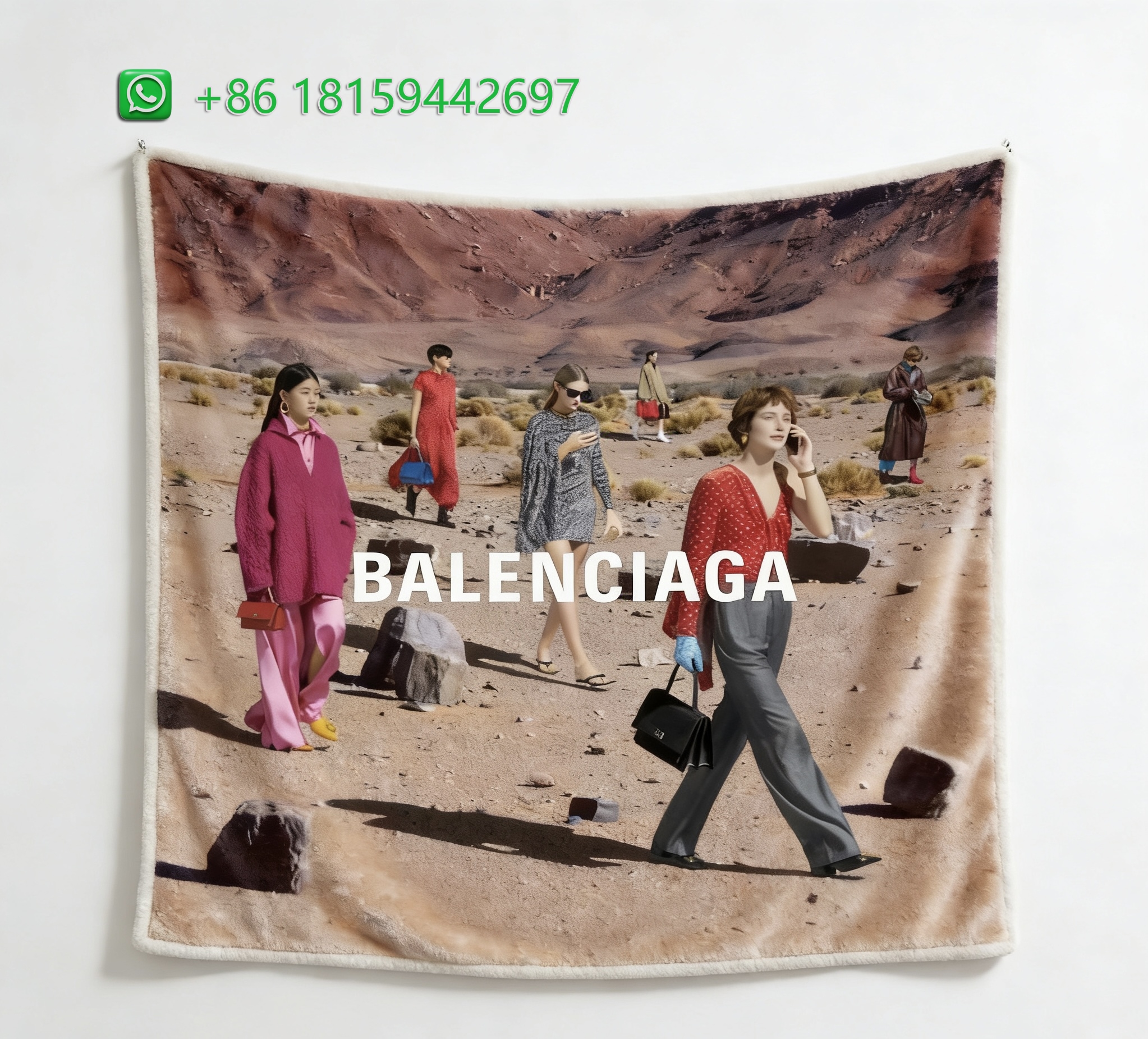 Balenciaga Throw Blankets
